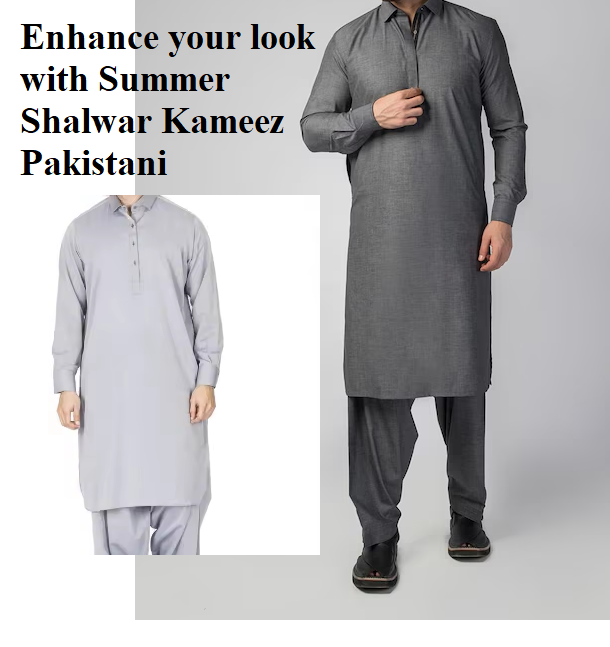 Enhance your look with Summer Shalwar Kameez Pakistani