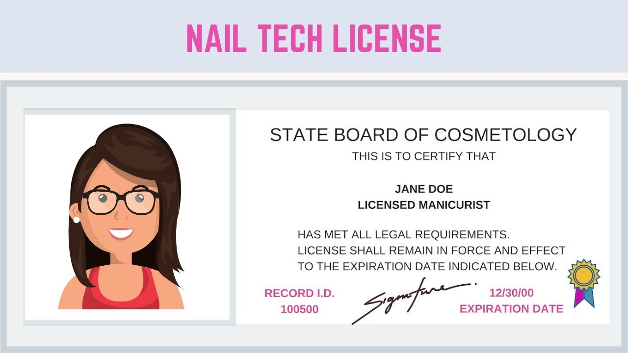 nail tech license